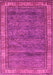 Machine Washable Abstract Pink Modern Rug, wshabs4716pnk