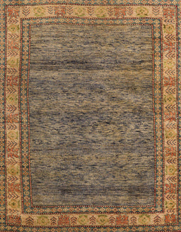 Abstract Dark Sienna Brown Modern Rug, abs4716
