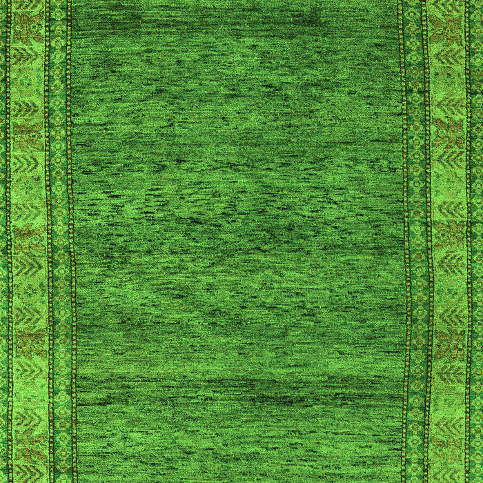 Machine Washable Abstract Green Modern Area Rugs, wshabs4716grn