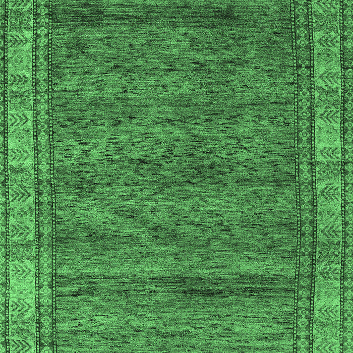 Abstract Emerald Green Modern Rug, abs4716emgrn