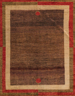 Abstract Red Modern Rug, abs4717