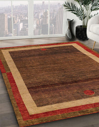 Abstract Red Modern Rug, abs4717