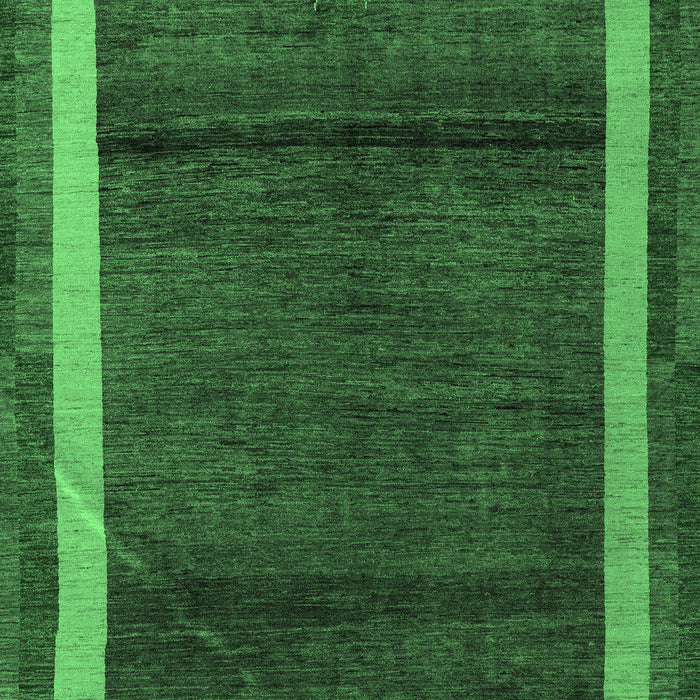 Machine Washable Abstract Emerald Green Modern Area Rugs, wshabs4717emgrn