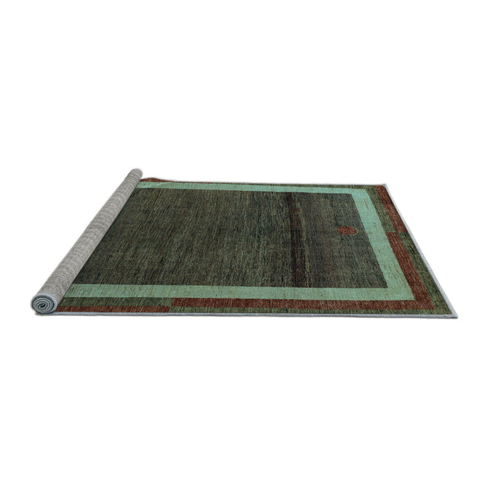Sideview of Machine Washable Abstract Light Blue Modern Rug, wshabs4717lblu