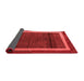 Abstract Red Modern Area Rugs