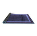 Sideview of Abstract Blue Modern Rug, abs4717blu