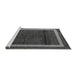 Sideview of Machine Washable Abstract Gray Modern Rug, wshabs4717gry