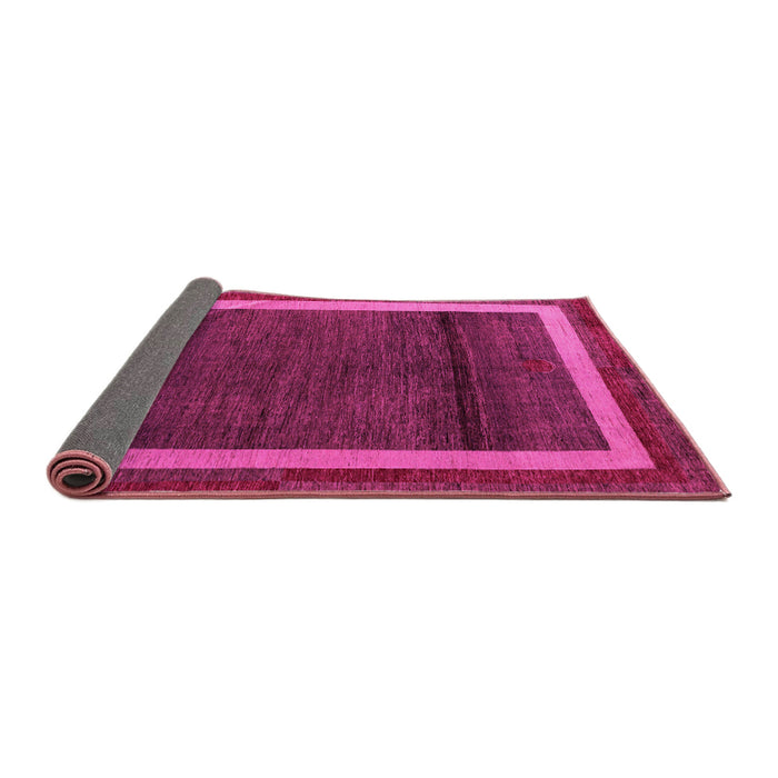 Sideview of Abstract Pink Modern Rug, abs4717pnk