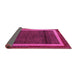 Sideview of Abstract Pink Modern Rug, abs4717pnk