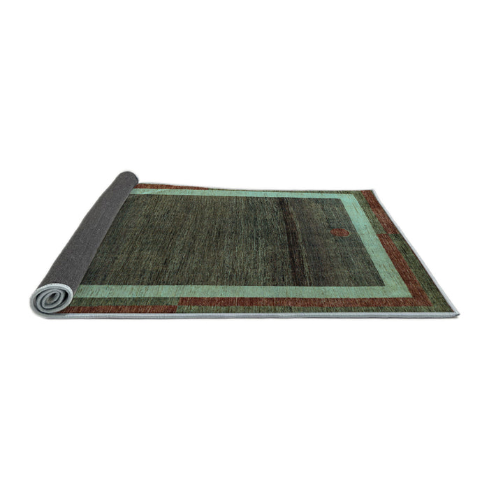Sideview of Abstract Light Blue Modern Rug, abs4717lblu