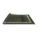 Sideview of Abstract Light Blue Modern Rug, abs4717lblu