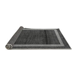 Sideview of Abstract Gray Modern Rug, abs4717gry