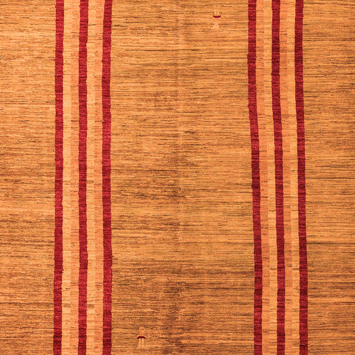 Square Abstract Orange Modern Rug, abs4718org