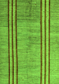 Abstract Green Modern Rug, abs4718grn