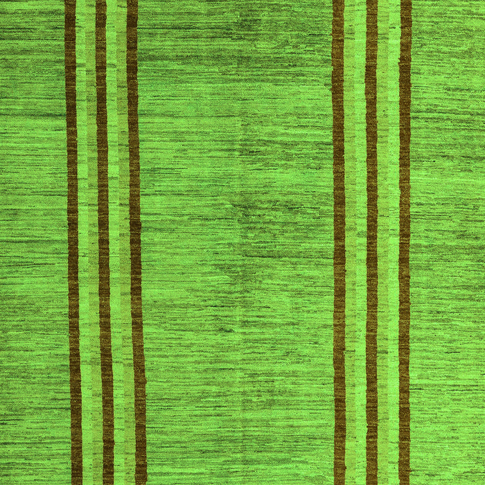 Abstract Green Modern Rug, abs4718grn