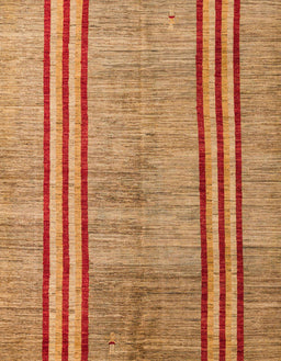 Machine Washable Abstract Orange Rug, wshabs4718