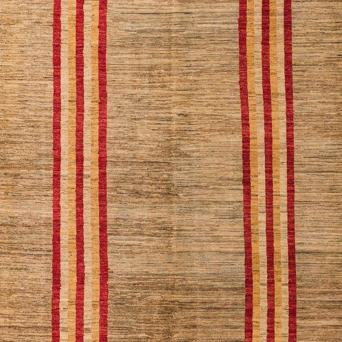 Machine Washable Abstract Orange Rug, wshabs4718