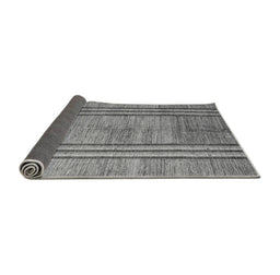 Sideview of Abstract Gray Modern Rug, abs4718gry