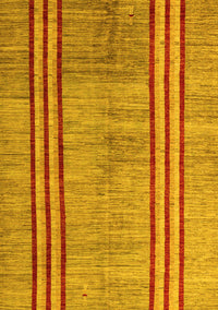 Abstract Yellow Modern Rug, abs4718yw