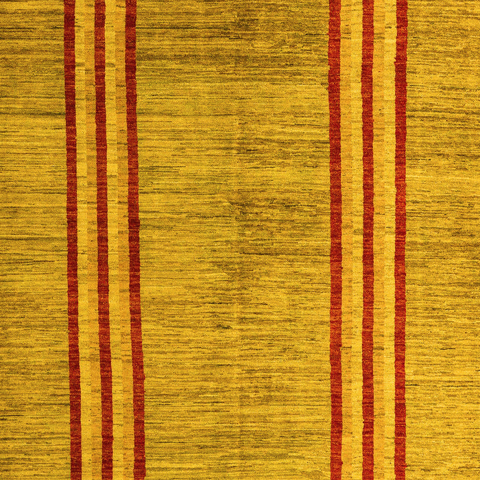 Abstract Yellow Modern Rug, abs4718yw