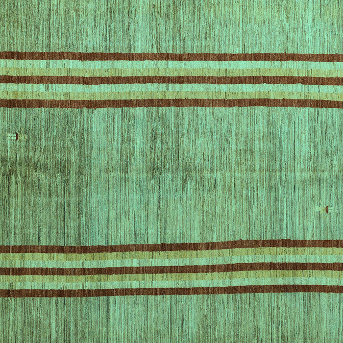 Square Machine Washable Abstract Turquoise Modern Area Rugs, wshabs4718turq