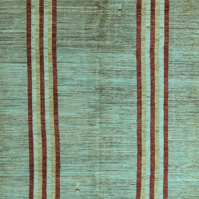 Square Abstract Light Blue Modern Rug, abs4718lblu