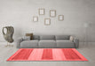 Modern Red Washable Rugs