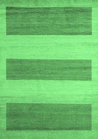 Solid Emerald Green Modern Rug, abs4719emgrn