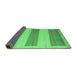 Sideview of Solid Emerald Green Modern Rug, abs4719emgrn