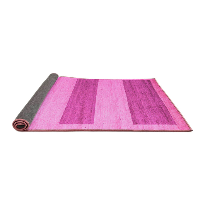 Sideview of Solid Pink Modern Rug, abs4719pnk