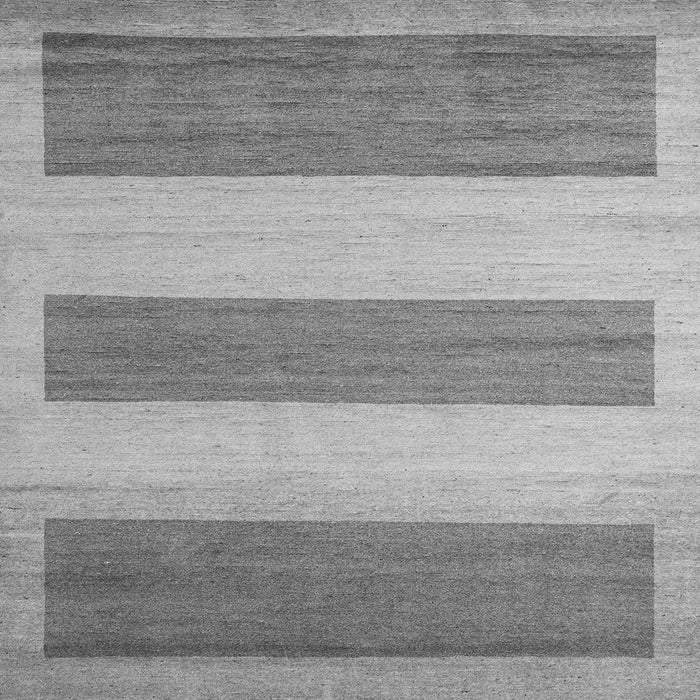 Square Machine Washable Solid Gray Modern Rug, wshabs4719gry