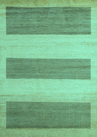 Solid Turquoise Modern Rug, abs4719turq