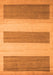 Solid Orange Modern Rug, abs4719org