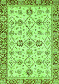 Oriental Green Traditional Rug, abs471grn