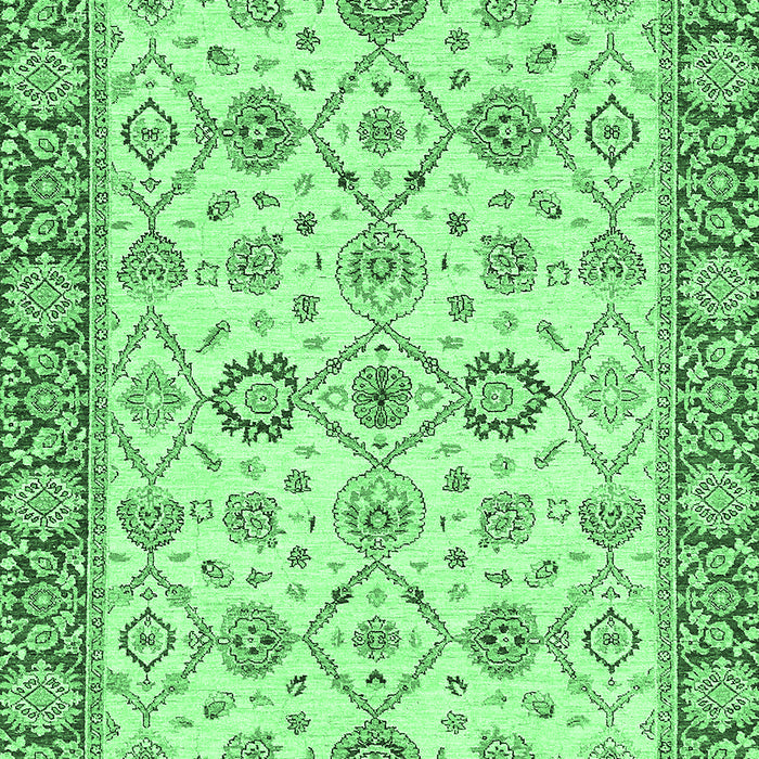 Oriental Emerald Green Traditional Rug, abs471emgrn