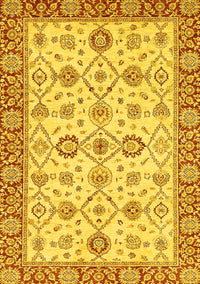 Oriental Yellow Traditional Rug, abs471yw