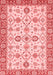 Oriental Red Traditional Area Rugs