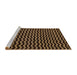 Sideview of Machine Washable Abstract Light Brown Rug, wshabs4720