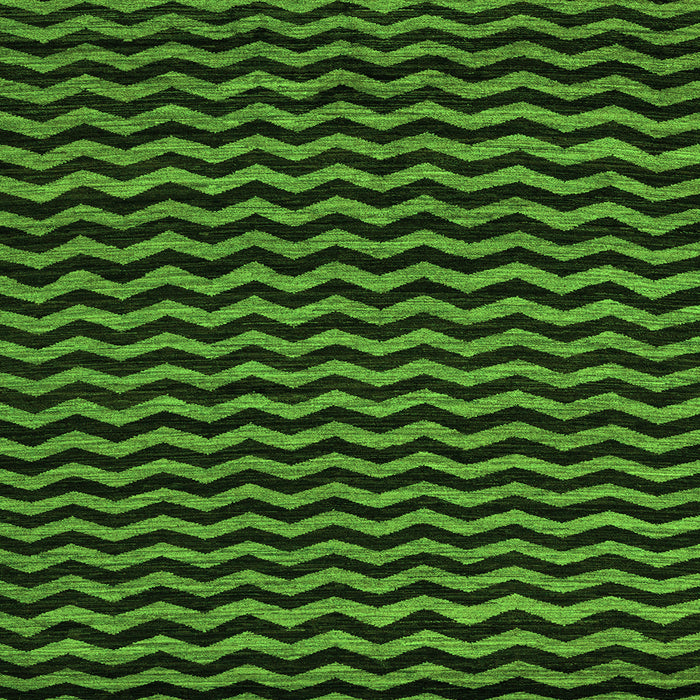 Square Machine Washable Abstract Green Modern Area Rugs, wshabs4720grn