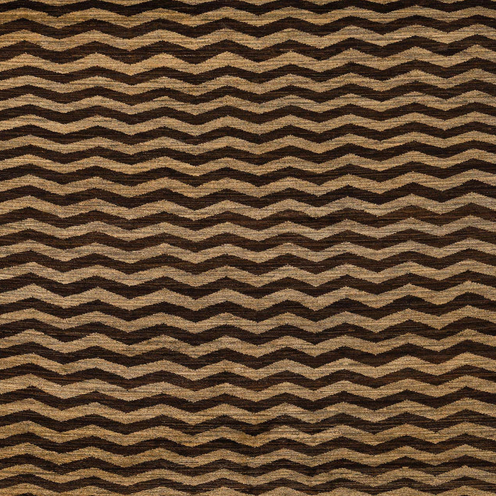 Square Machine Washable Abstract Light Brown Rug, wshabs4720