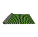 Sideview of Abstract Green Modern Rug, abs4720grn