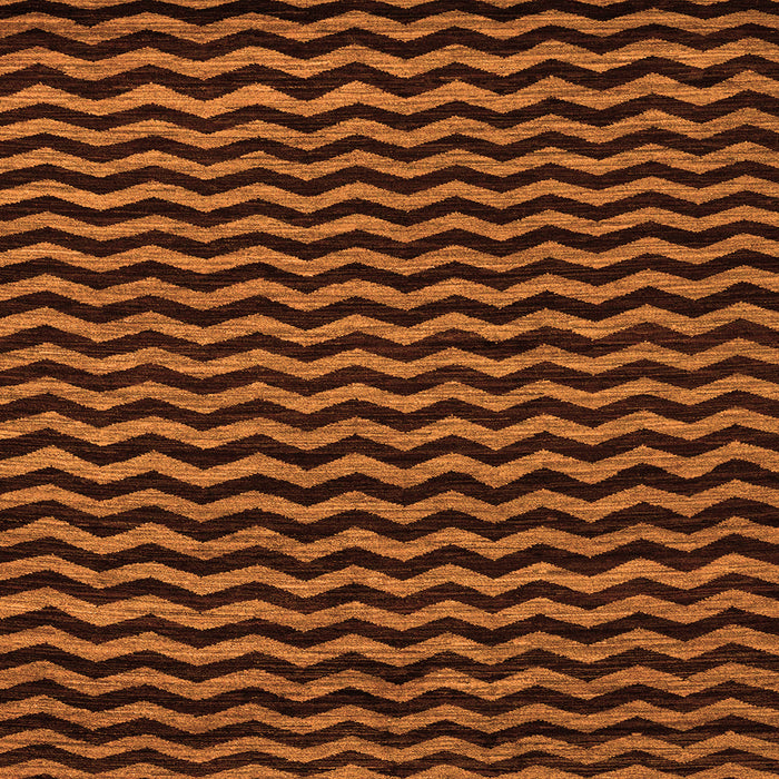 Square Abstract Orange Modern Rug, abs4720org