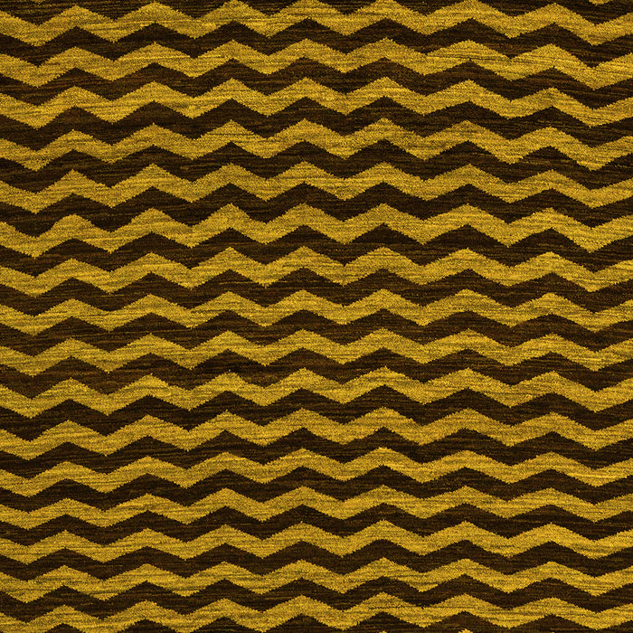 Abstract Yellow Modern Rug, abs4720yw