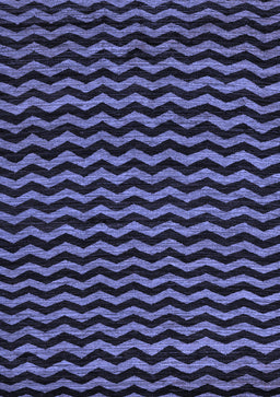 Abstract Blue Modern Rug, abs4720blu