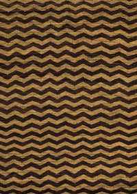 Abstract Brown Modern Rug, abs4720brn