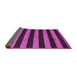 Sideview of Oriental Purple Modern Rug, abs4721pur