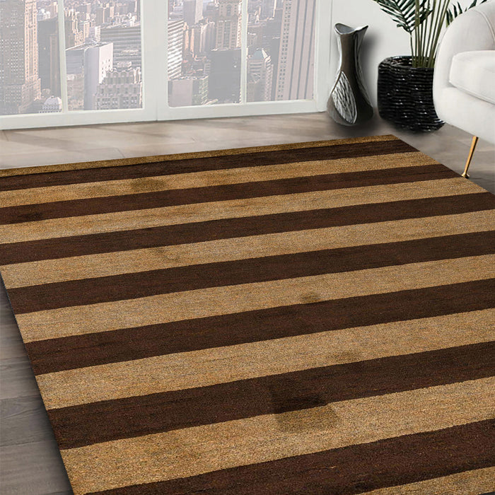 Abstract Red Oriental Rug in Family Room, abs4721