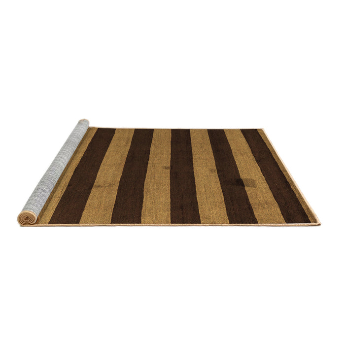 Sideview of Machine Washable Oriental Brown Modern Rug, wshabs4721brn