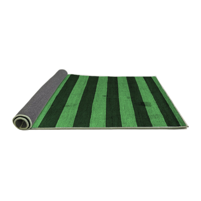 Sideview of Oriental Emerald Green Modern Rug, abs4721emgrn