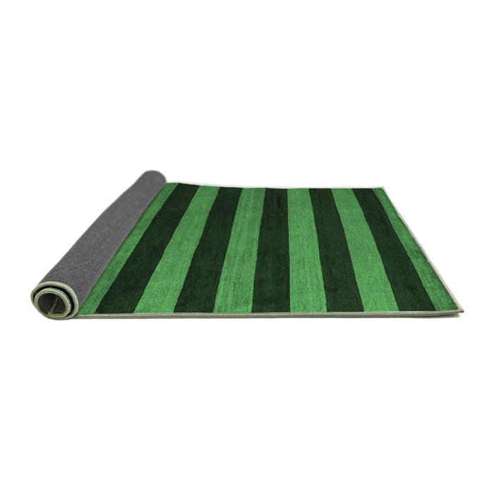 Sideview of Oriental Emerald Green Modern Rug, abs4722emgrn